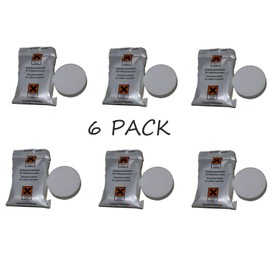 Find A Spare Tassimo 6 Descaling Tablets & 1 Service Cleaning DISC Disk Bosch DESCALER KIT