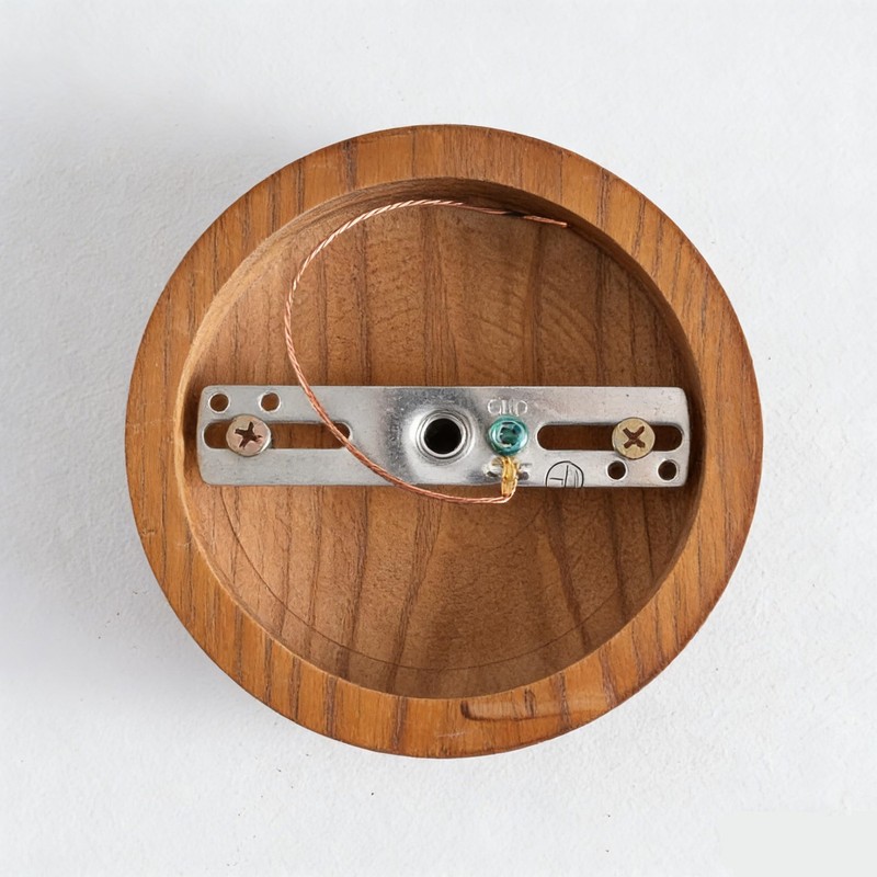 QJCMUUYI 5.1" Wooden Ceiling Canopy Kit Handmade Wood Ceiling Plate