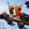 Lorigun 9pcs Artificial Lifelike Simulation Black Plum Fake Fruits Photography