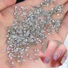 300Pcs 3mm Mini Rhombic Nail Art Charm Shiny Zircon Nail