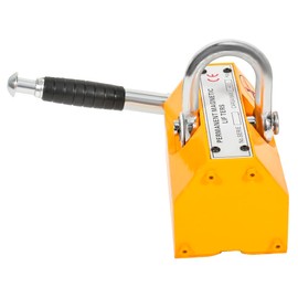 Lifting Magnet with Release, Permanent Lift Magnets, Heavy Duty Magnet for Hoist, Block, Shop CraneMagnetic Lifter, 400kg (880 lb) Pulling Capacity, 3.5 Safety Factor, Steel and Neodymium cciyu