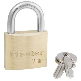 Master Lock Hasp Lock, Cast Steel Hasp, Heavy Duty, Best Used as a Gate Lock, Shed Lock, Cabinet Lock and More