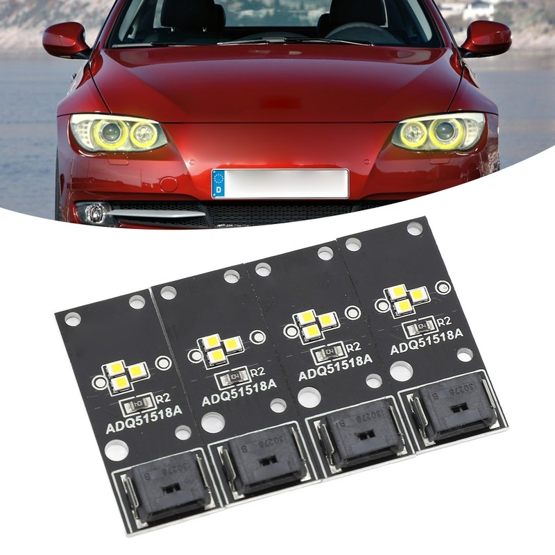 4Pcs CSL Yellow DRL LED Modules 5W Beads 1500AM Stable