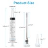 Pack of 3 Syringes, 20 ml, Large Plastic Syringe, 20