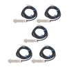 5PCS Proximity Sensor NPN Aluminum Alloy Sensitive Hall Switch Sensor