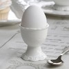 Chic Antique Provence Egg Cups Set of 4 White in Country House Style Antique Nostalgic