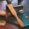 Zeus Handled Beard Brush 100% Boar Bristle Medium Firm A93