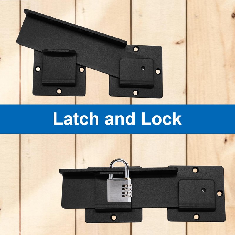 Aoserge 9" Flip Gate Latch Lock