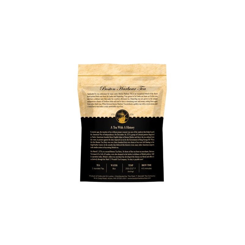 Boston Harbor Tea 4oz Loose Leaf Resealable Bag