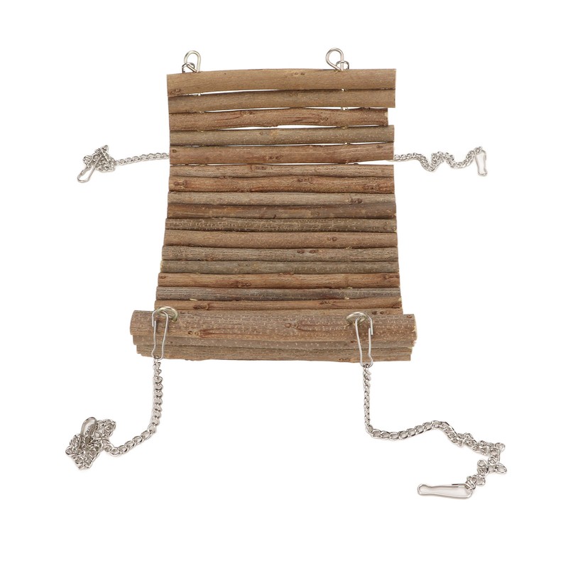 Hamster Wooden Swing Natural Large Space Climbing Playing Hamster Swing