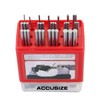Accusize Industrial Tools U.S. and Metric Thread Measuring Wire Set