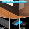 Greymond Silicone Door Seal Strip, Door Sweep Weather Stripping Tape