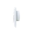 TANGJINGYA 4" Exterior Dryer Vent Cover: White Louvered Design with