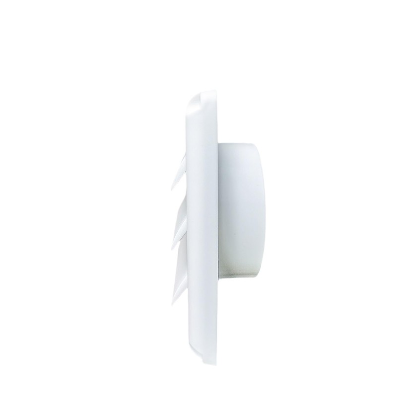 TANGJINGYA 4" Exterior Dryer Vent Cover: White Louvered Design with