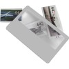 Handy Pocket Credit Card Size Magnifying Card Slim Reading Lens