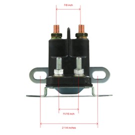The ROP Shop (2) Starter Solenoid for Cub Cadet Troy-Bilt 1752137 1752137P 1753539 725-04439A
