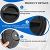 8" Waterproof Boat Deck Hatch, T-Handle, Watertight Seal, Tool-Free,Black