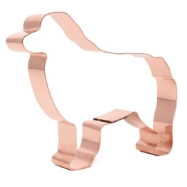 The Fussy Pup Australian Shepherd Cookie Cutter – Handcrafted in USA - 4.25 Inch Copper Dog Lover Gift