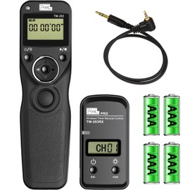 Pixel Wireless Shutter Remote Release Control TW283E3 for Canon Eos R6 RP XT XTi XS XSi T1i T2i T3 T3i T4i T5 T5i T6i T7i T8i 1300D 1100D 1000D 550D 500D 450D 400D 350D 300D 90D