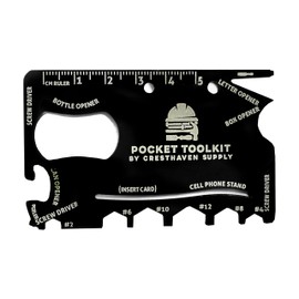 22-in-1 Credit Card Multitool – Slim Wallet Tool with Wrench, Screwdriver, Bottle Opener – Ideal Gift for Father’s Day, Birthdays, Christmas – TSA Approved EDC Pocket Tool for Men & Women