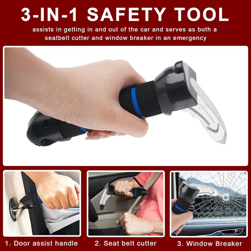 Car Mobility Aid Handle for Elderly & Disabled,3-in-1 Assist Grab