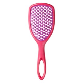 Conair All Brush Vented Paddle Hair Brush for Women, Gentle Detangler Brush for All Wet or Dry Hair Types, Vented for Fast Blow Dry Styling, Lightweight with Flex Bristles for Comfort, Pink