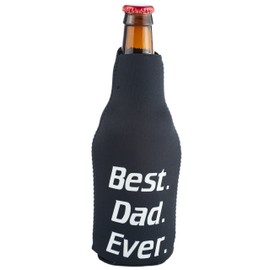 Funny Guy Mugs Best Dad Ever Collapsible Neoprene Bottle Coolie - Drink Cooler