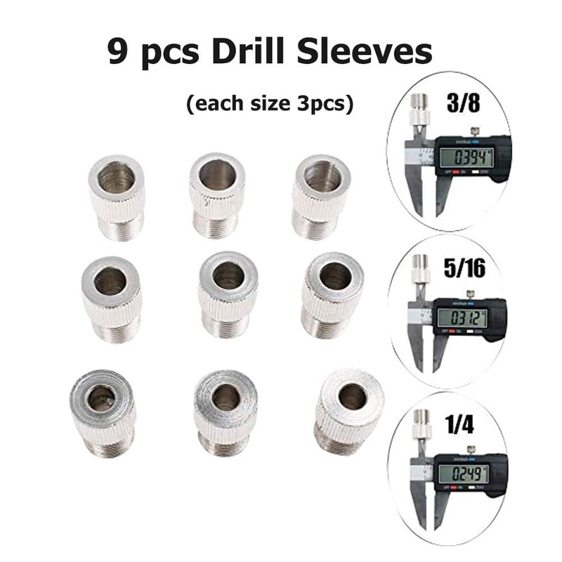 ANPTGHT Self Centering Doweling Jig Woodworking Joinery Hole Drill Guide