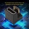 Bewinner Adaptador Mini HDMI a HDMI en Forma de U