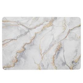 Anphly Bathroom Kitchen Floor mat, Absorbent, Non Slip, wear-Resistant, Machine Washable, Suitable for Kitchen, Bathroom, Family Hotel 24 * 16 inches