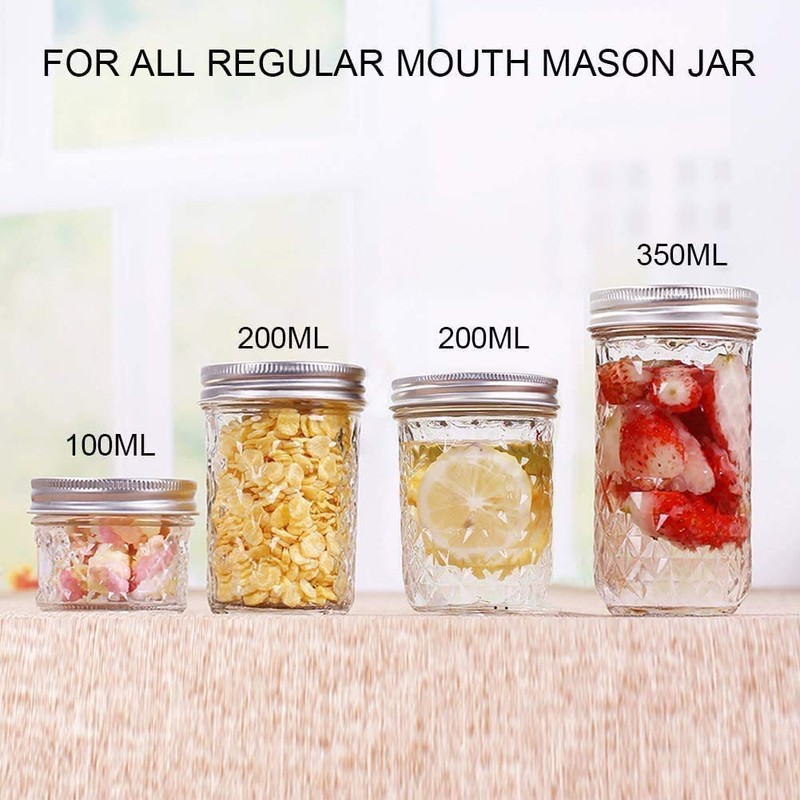 36 PCS Regular Mouth Canning Lids, Lids for Mason Jar,