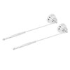 2PCS Candle Snuffer with Long Handle Bell Shape Metal Flame