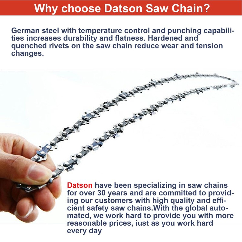 3PC 10 inch Chainsaw Chain for SKIL PS4561C-10 PWR 40V