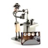 Steelman24 I Nuts and bolts sculpture Bartender With Business Card