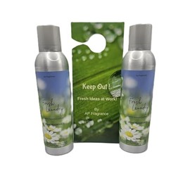 Room Fragrance Air Freshener Spray Concentrated Bathroom, Kitchen, Car, or Office Deodorizer, U.S.- Made by AP Fragrance (2X Fresh Laundry)