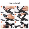 CooSpo MT5S Bike Computer Out Front Mount, Compatible with Garmin