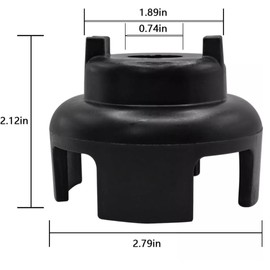 KINDZA Flywheel Cup Engine Recoil Starter for Briggs & Stratton 593960 593959 08P502 Black