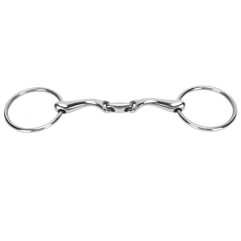 O Ring Horse Bits Flexible Linking Polished Stainless Steel Horse