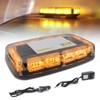 OPPBUY Rechargeable Amber Strobe Light for Truck,48LED 17 Flashing Modes,High