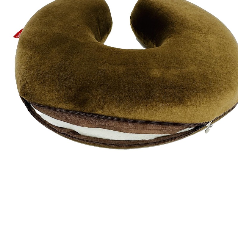 Memory Foam U Shaped Travel Pillow Neck Support Head Rest