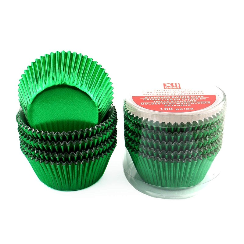 Foil Cupcake Liners, Baking Cups Standard Muffin Wrappers for Party,