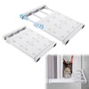 Kopinma Pack of 2 Shelf Organiser for Cupboard, Adjustable Locker