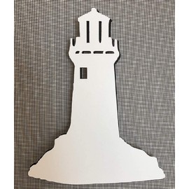 DCentral® Lighthouse II Flexible Vinyl Screen Magnets, Double-Sided. White-Easier to See, Decorative. Helps to Stop Walking into Screens, Covers Small Tears, for Non-RETRACTABLES Size 6.3" x 6.6"