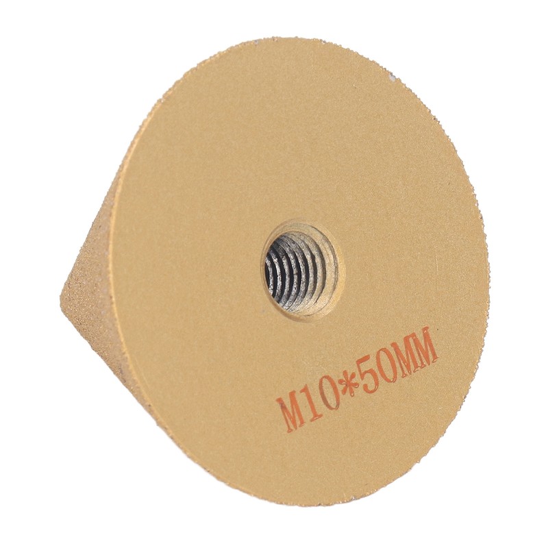 Diamond Beveling Chamfer Bit M10xD50mm Hole Enlarging Shaping Chamfering Bit