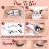 Higu clace Magnetic Eyelash kit, Reusable Magnetic Lashes Set with