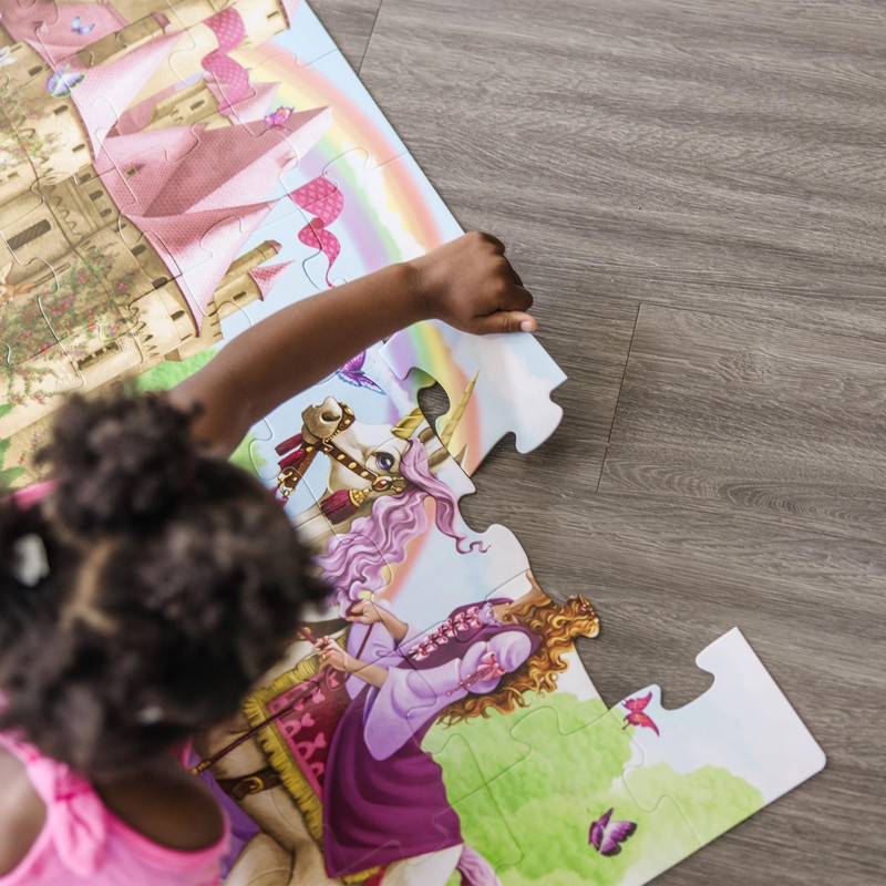 Melissa & Doug Fairy Tale Castle Jumbo Jigsaw Floor Puzzle