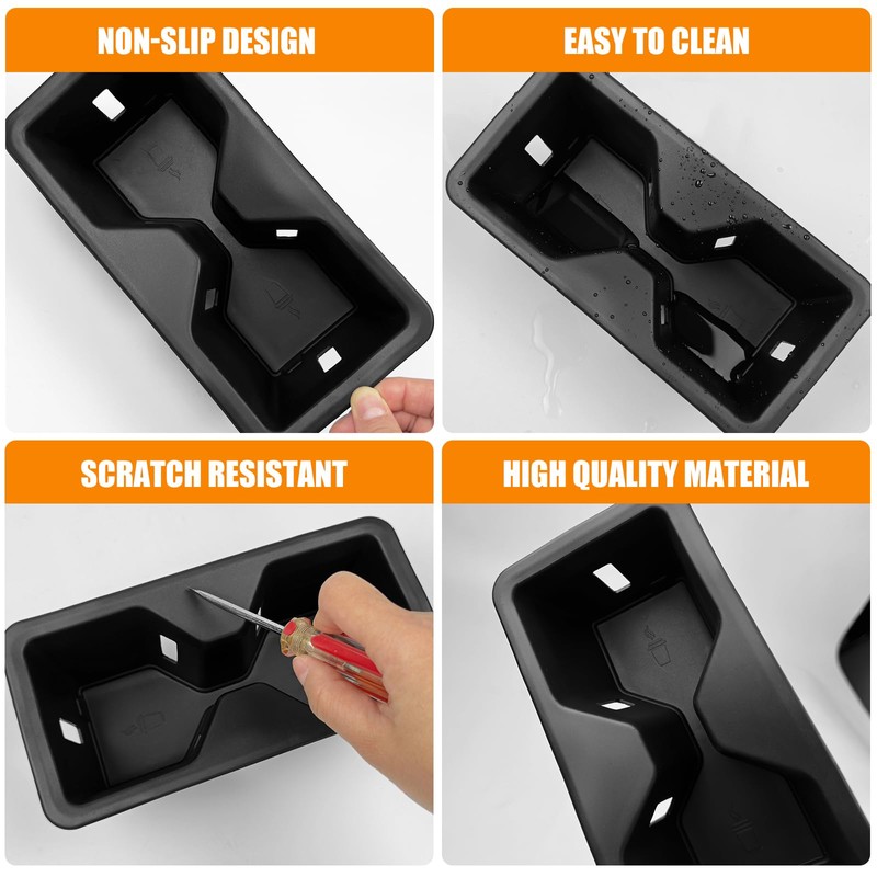 HUYINPJ Center Console Cup Holder Compatible with Toyota Land Cruiser