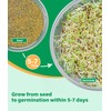 HK Stackable Seed Sprouting Kit, 4-Tier Microgreens Growing Kit with