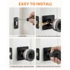 Black Interior Door Knobs, Privacy Door Knobs 10 Pack