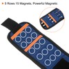 HARFINGTON Magnetic Wristband for Screws 15 Powerful Magnets 5 Rows